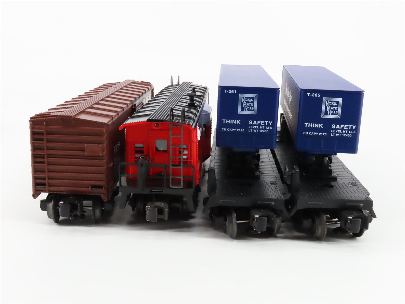O Scale Lionel 6-21750 NKP Nickel Plate Road Freight Car 4-Pack 18211, 6517 RTR