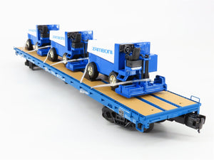 O Gauge 3-Rail MTH 20-98642 GTW Grand Trunk Western Flat Car #303698 w/ Zambonis