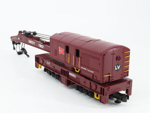 O Gauge 3-Rail MTH 20-98221 LV Lehigh Valley Railroad Crane Car #96553