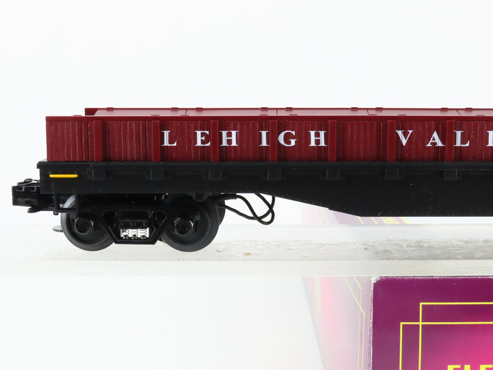 O Gauge 3-Rail MTH 20-98223 LV Lehigh Valley Crane Tender #93156 - Lighted