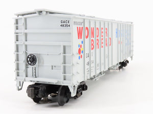 O Gauge 3-Rail MTH 20-97426 GACX Wonder Bread 50' Airslide 2-Bay Hopper #48354