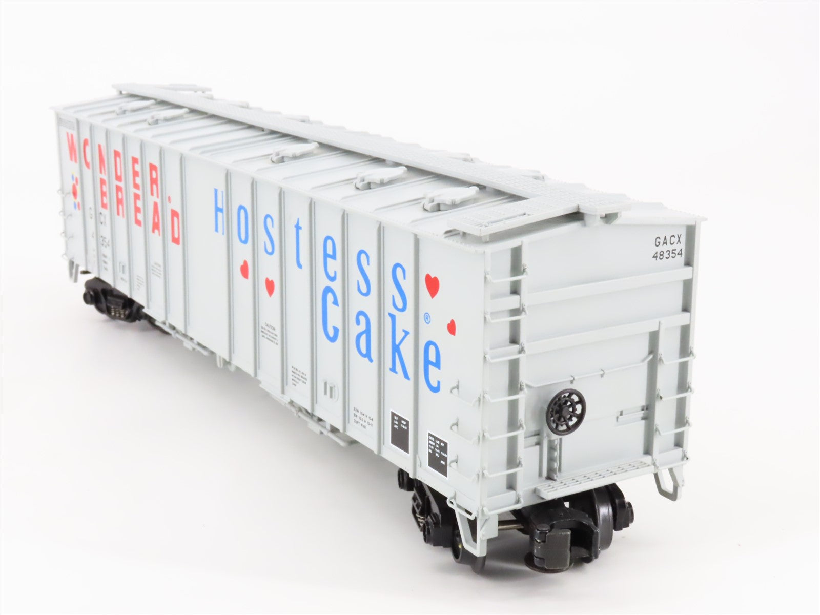 O Gauge 3-Rail MTH 20-97426 GACX Wonder Bread 50' Airslide 2-Bay Hopper #48354