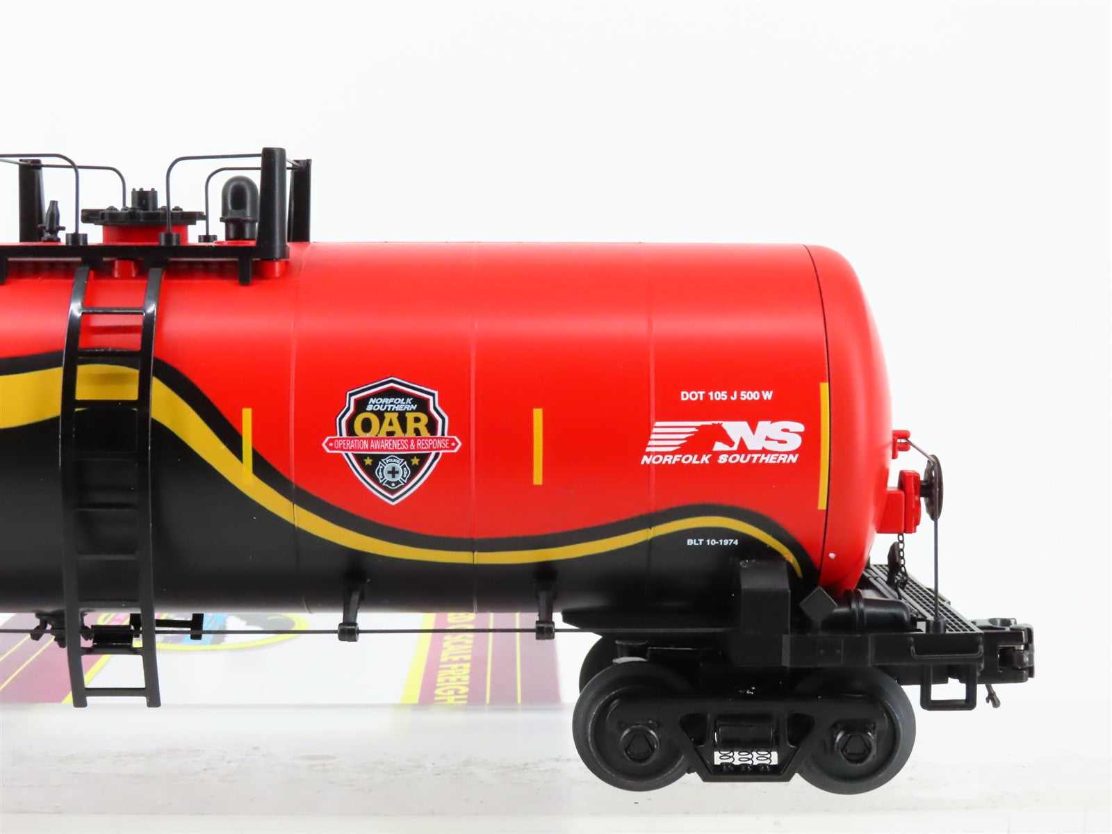 O Gauge 3-Rail MTH 20-96272 NS Norfolk Southern First Responders Tank Car 490111