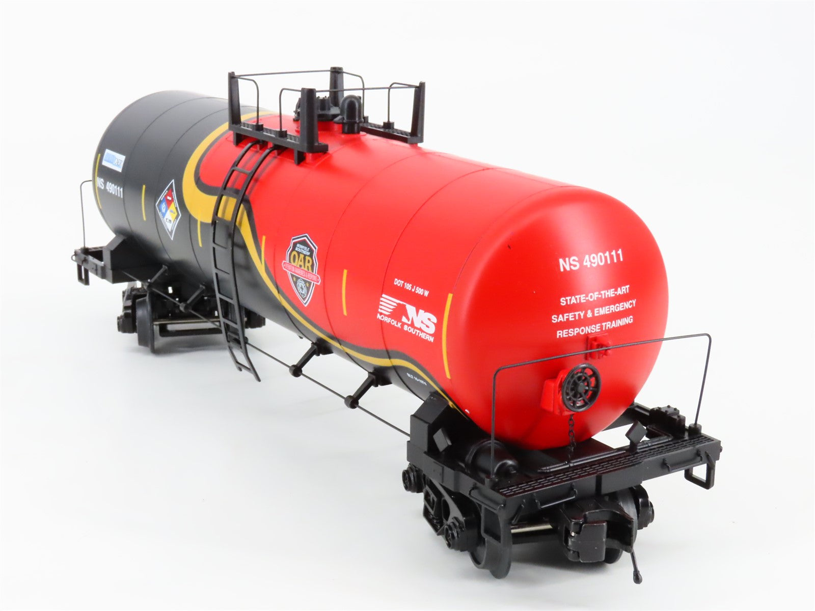 O Gauge 3-Rail MTH 20-96272 NS Norfolk Southern First Responders Tank Car 490111