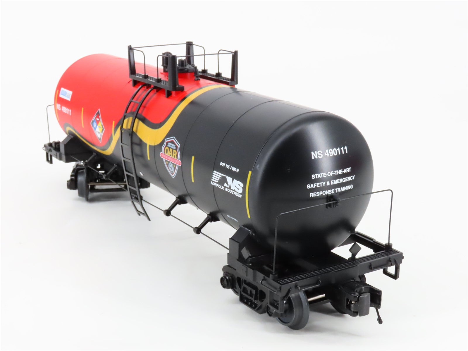 O Gauge 3-Rail MTH 20-96272 NS Norfolk Southern First Responders Tank Car 490111