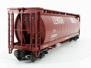 O Gauge 3-Rail MTH 20-97409 LV Lehigh Valley 4-Bay Cylindrical Hopper #50339