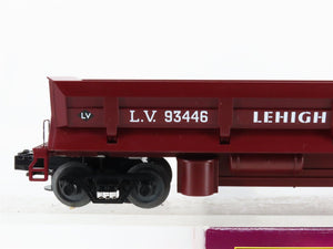 O Gauge 3-Rail MTH 20-98293 LV Lehigh Valley Dump Car #93446 w/ Operating Bay