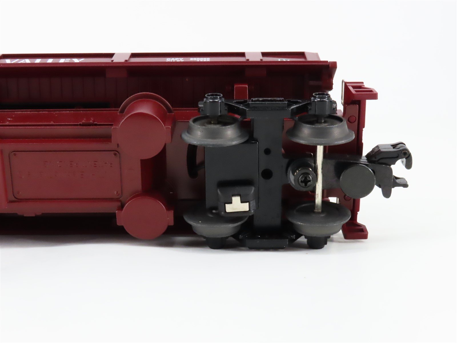 O Gauge 3-Rail MTH 20-98293 LV Lehigh Valley Dump Car #93446 w/ Operating Bay