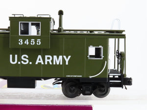 O Gauge 3-Rail MTH 20-91624 US Army Extended Vision Caboose #3455 - Lighted