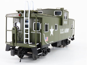 O Gauge 3-Rail MTH 20-91624 US Army Extended Vision Caboose #3455 - Lighted