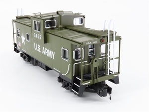 O Gauge 3-Rail MTH 20-91624 US Army Extended Vision Caboose #3455 - Lighted
