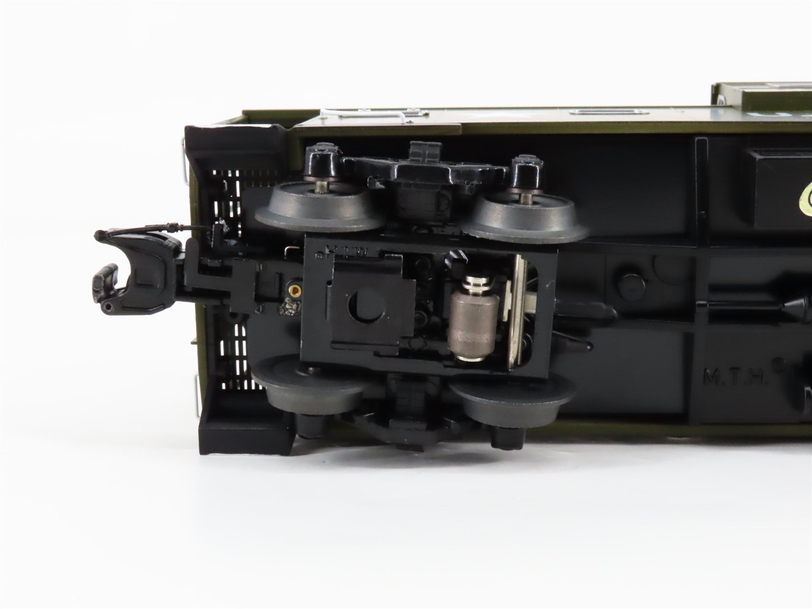 O Gauge 3-Rail MTH 20-91624 US Army Extended Vision Caboose #3455 - Lighted