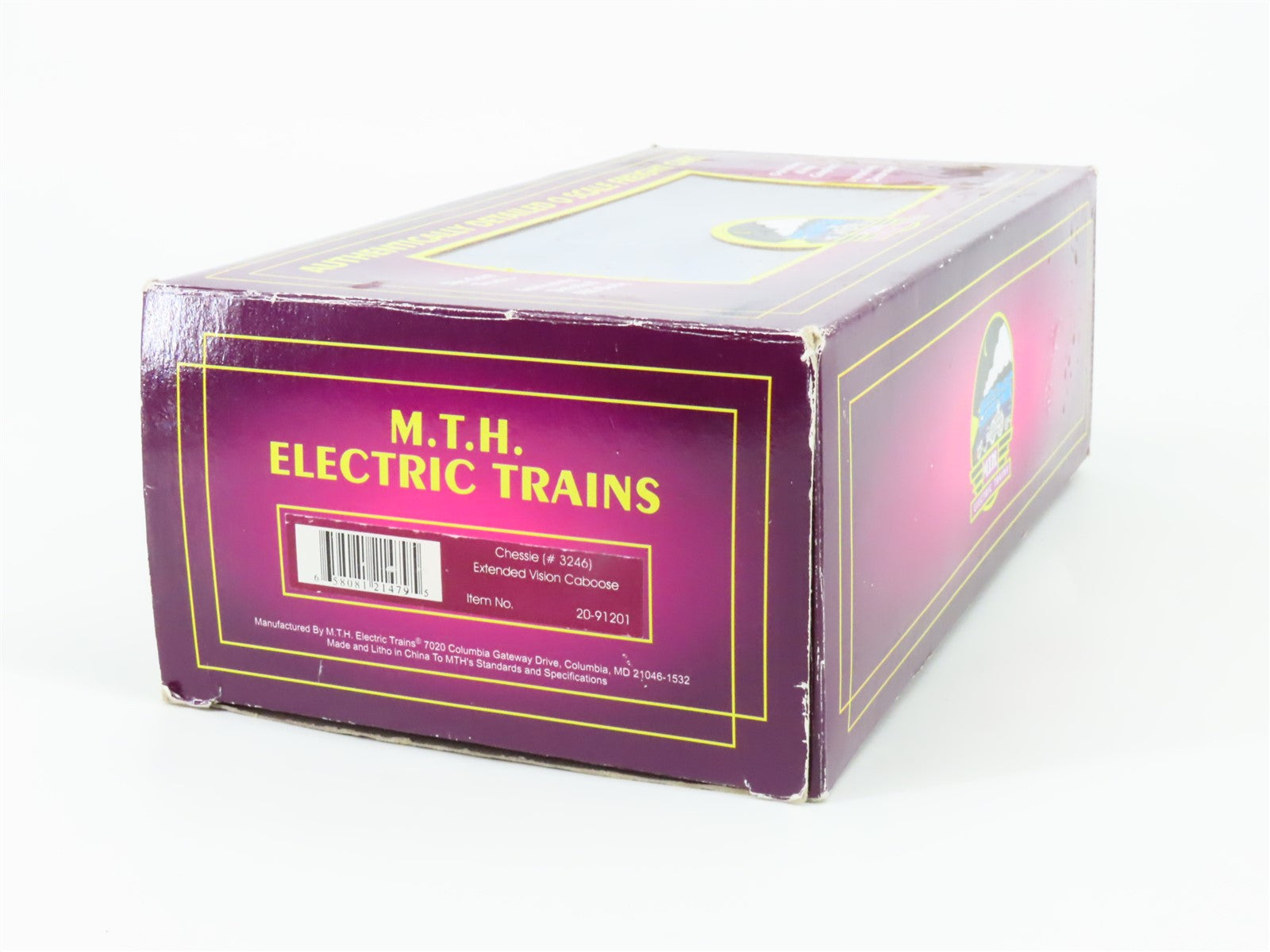 O Gauge 3-Rail MTH 20-91201 C&O Chessie System Caboose #3246 - Lighted