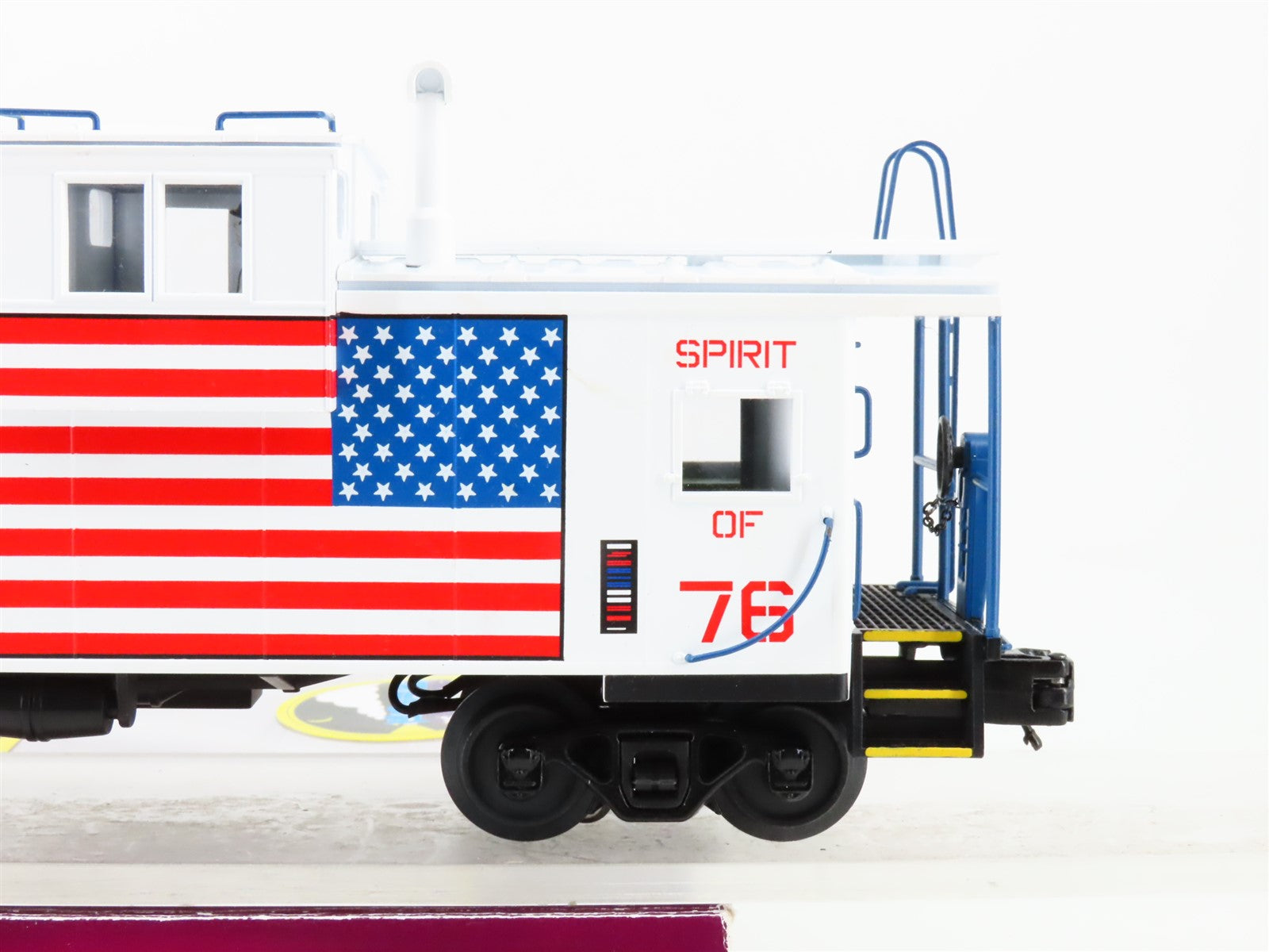 O Gauge 3-Rail MTH 20-91622 MKT Spirit of '76 Caboose #76 - Lighted