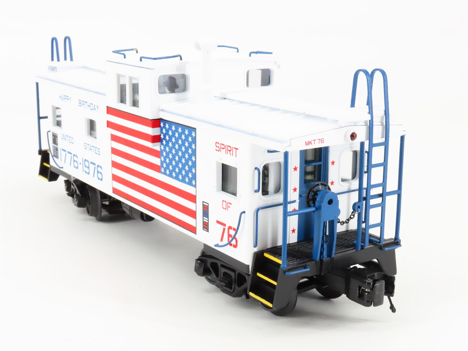 O Gauge 3-Rail MTH 20-91622 MKT Spirit of '76 Caboose #76 - Lighted