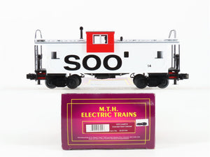 O Gauge 3-Rail MTH 20-91144 SOO Line Extended Vision Caboose #14 - Lighted
