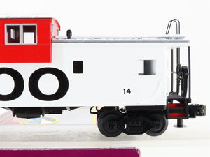 O Gauge 3-Rail MTH 20-91144 SOO Line Extended Vision Caboose #14 - Lighted