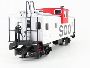 O Gauge 3-Rail MTH 20-91144 SOO Line Extended Vision Caboose #14 - Lighted
