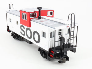 O Gauge 3-Rail MTH 20-91144 SOO Line Extended Vision Caboose #14 - Lighted