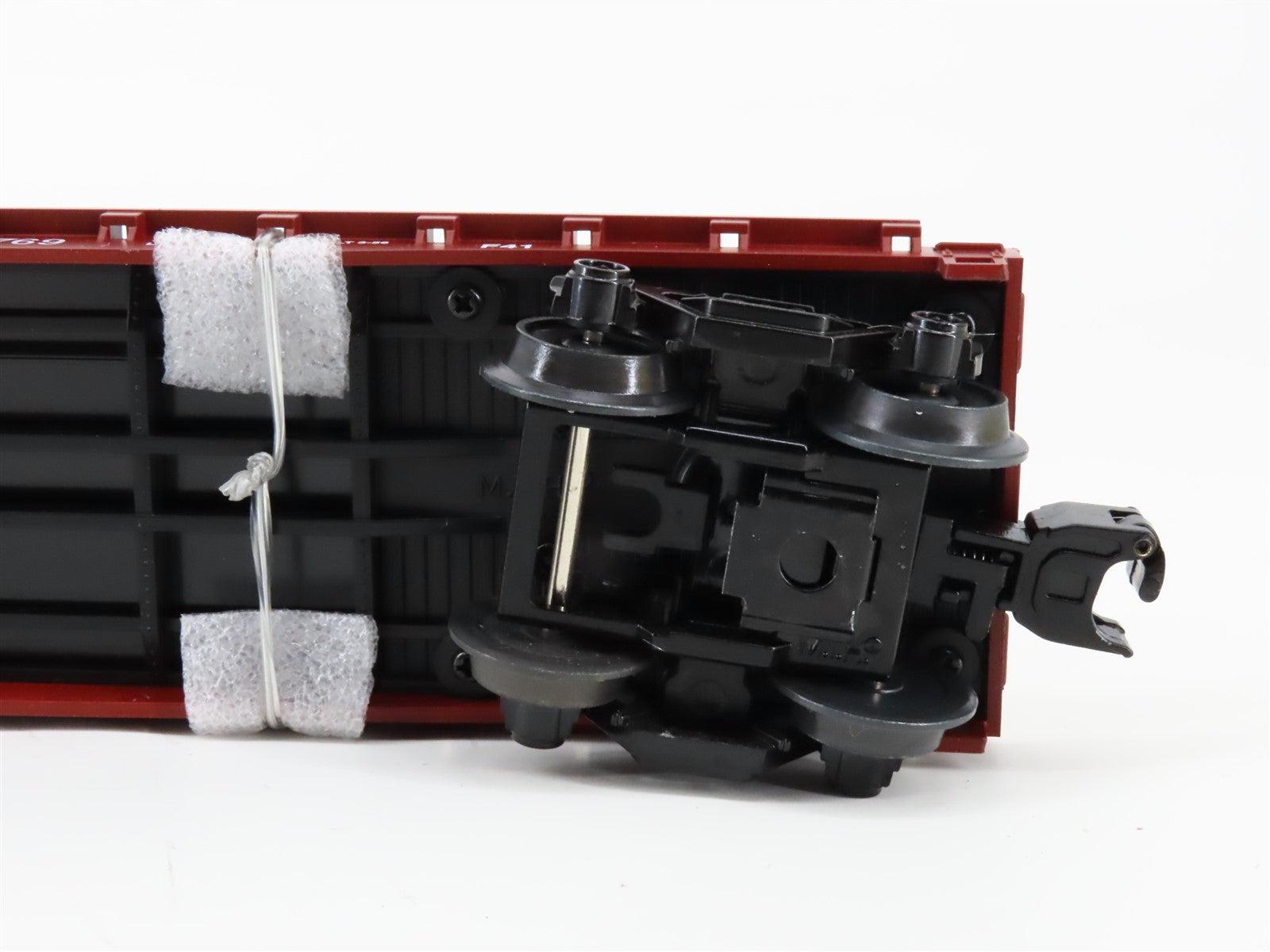 O Gauge 3-Rail MTH Rail King 30-76724 PRR Pennsylvania Flat Car w/ Pontiac Cars
