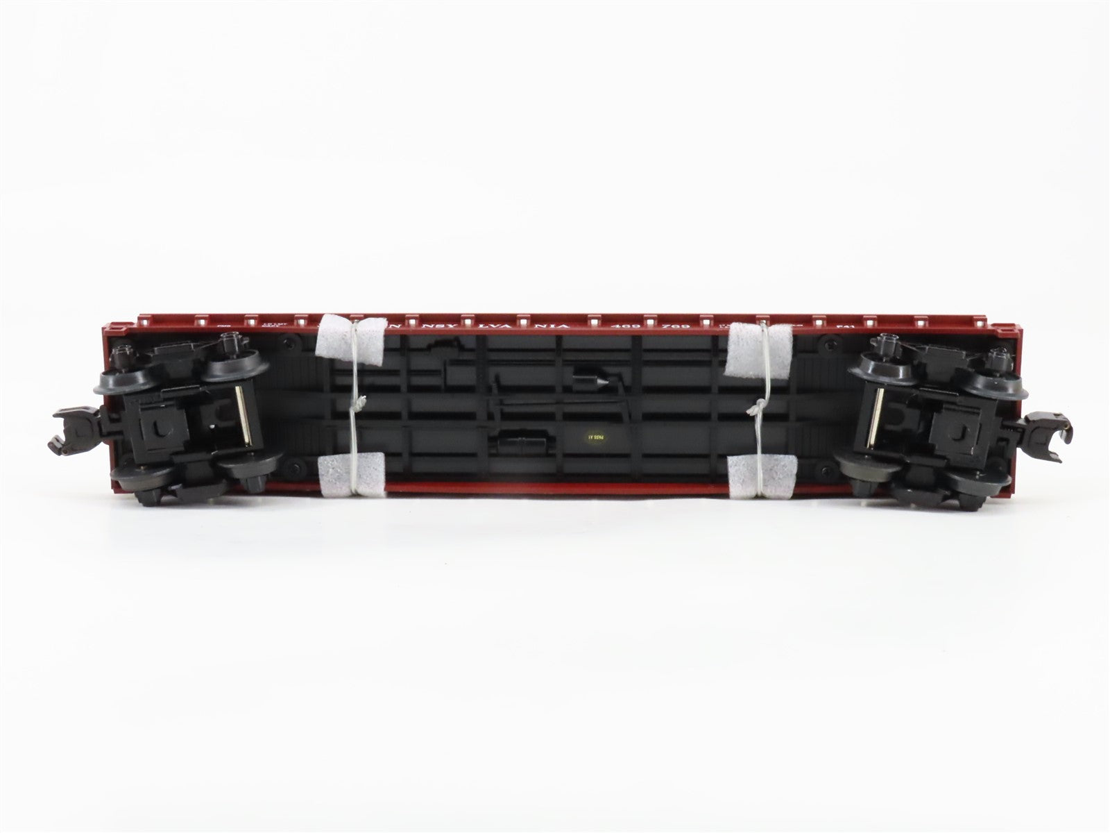 O Gauge 3-Rail MTH Rail King 30-76724 PRR Pennsylvania Flat Car w/ Pontiac Cars