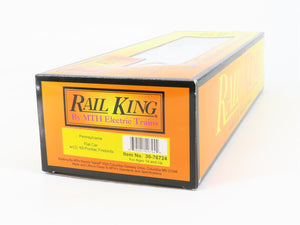 O Gauge 3-Rail MTH Rail King 30-76724 PRR Pennsylvania Flat Car w/ Pontiac Cars