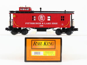 O Gauge 3-Rail MTH Rail King 30-77091 P&LE Railroad Caboose #205 - Lighted