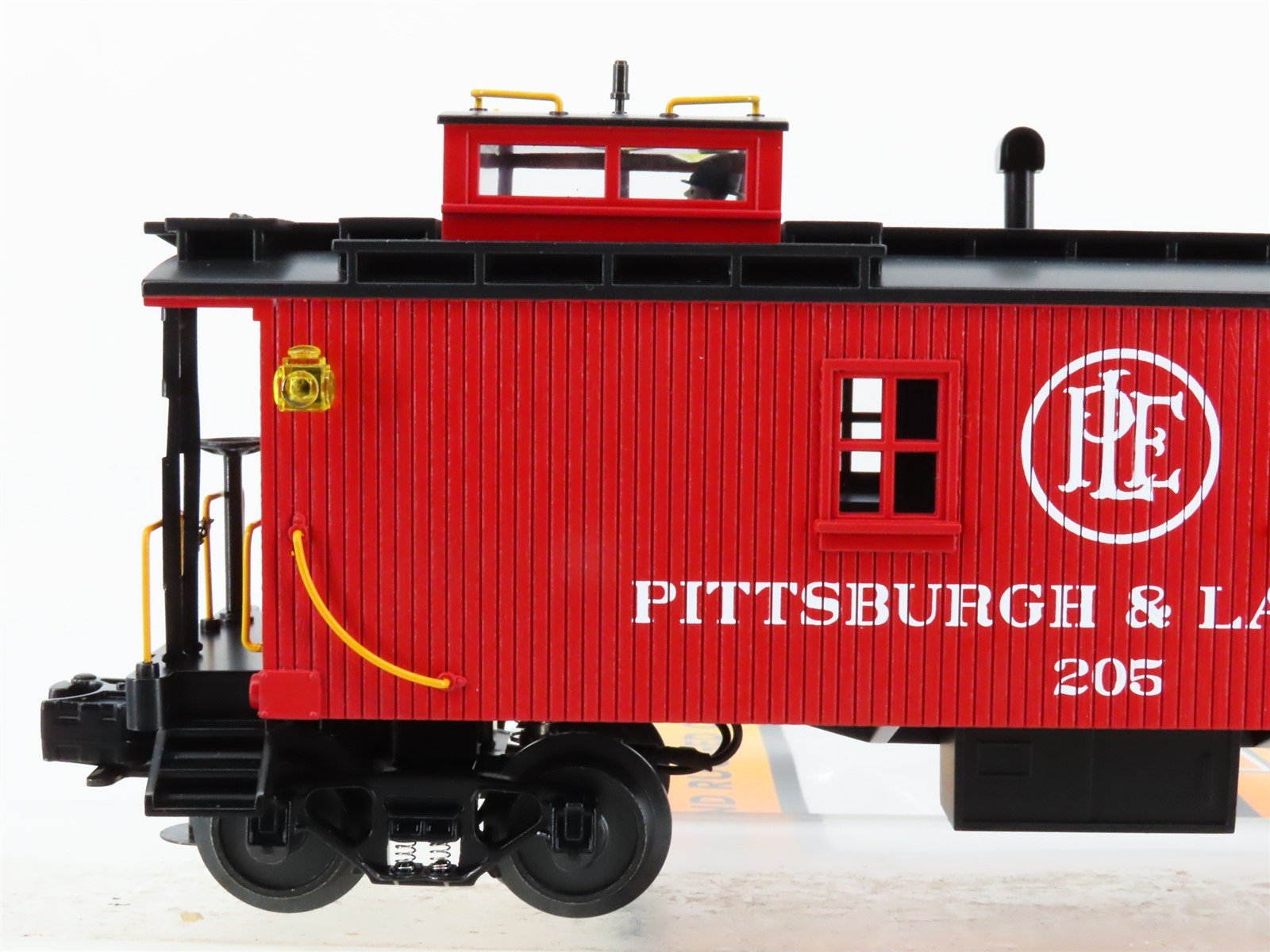 O Gauge 3-Rail MTH Rail King 30-77091 P&LE Railroad Caboose #205 - Lighted