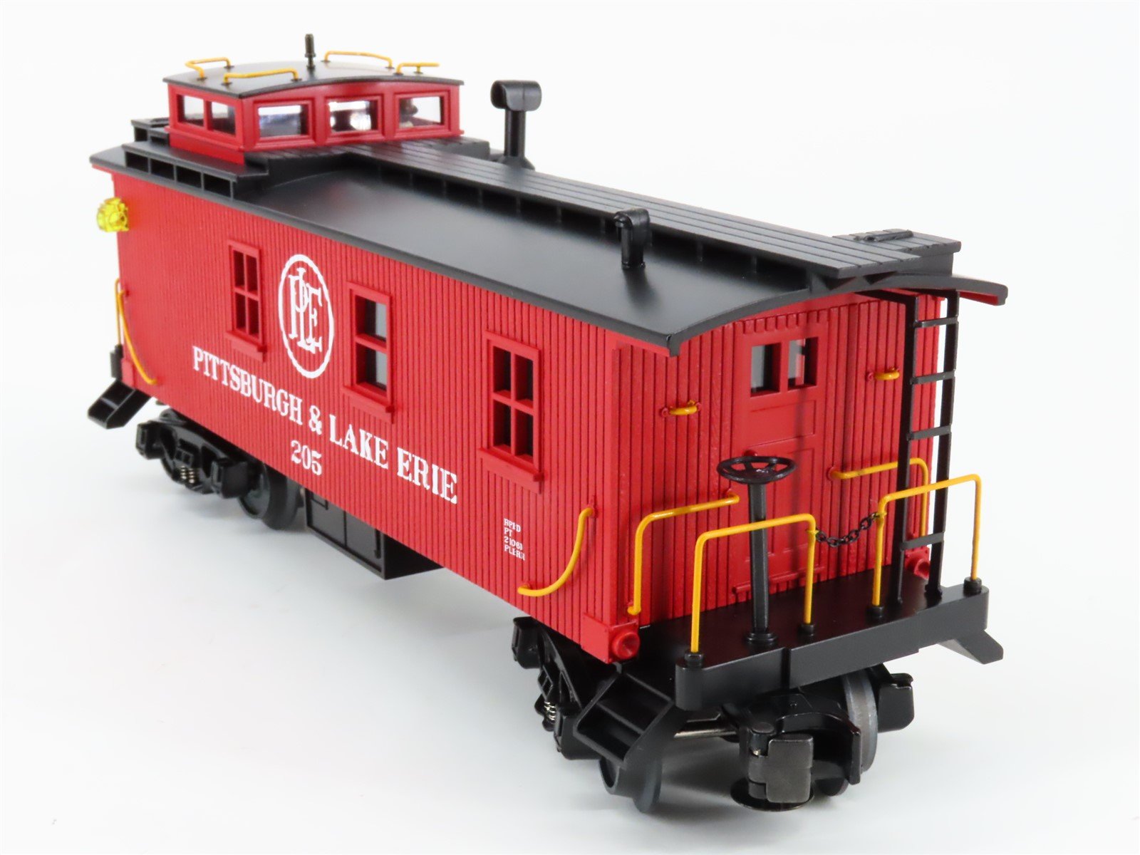 O Gauge 3-Rail MTH Rail King 30-77091 P&LE Railroad Caboose #205 - Lighted