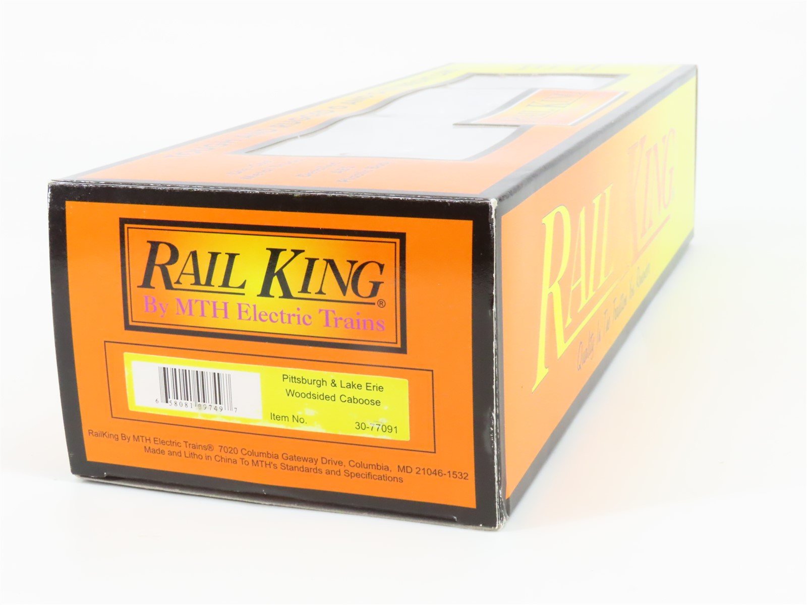 O Gauge 3-Rail MTH Rail King 30-77091 P&LE Railroad Caboose #205 - Lighted