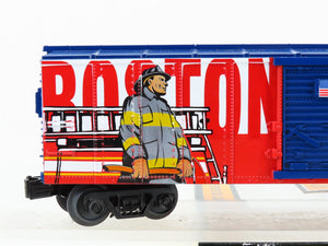 O Gauge 3-Rail MTH Rail King 30-74909 Boston Fire Department Single Door Box Car