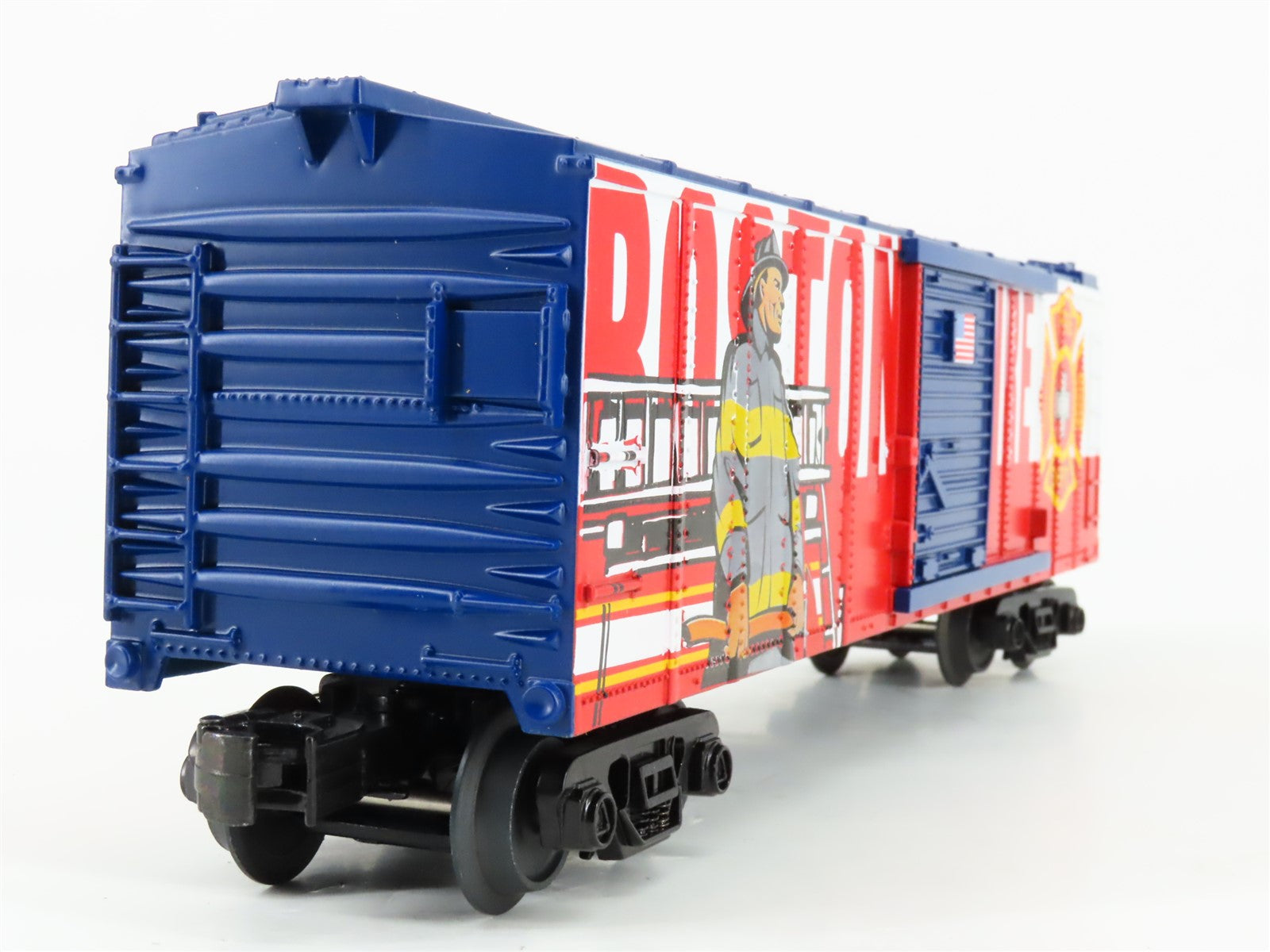 O Gauge 3-Rail MTH Rail King 30-74909 Boston Fire Department Single Door Box Car