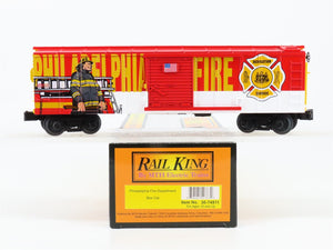 O Gauge 3-Rail MTH Rail King 30-74911 Philadelphia Fire Department Box Car