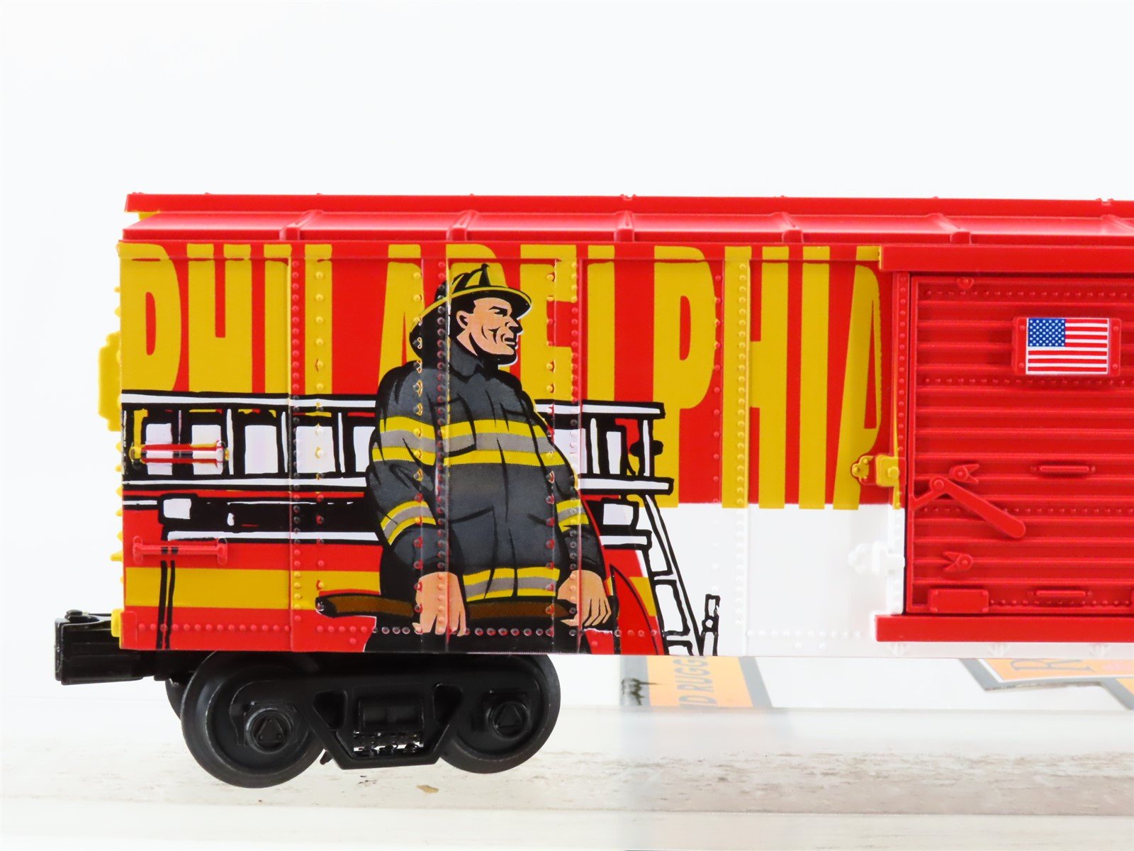 O Gauge 3-Rail MTH Rail King 30-74911 Philadelphia Fire Department Box Car
