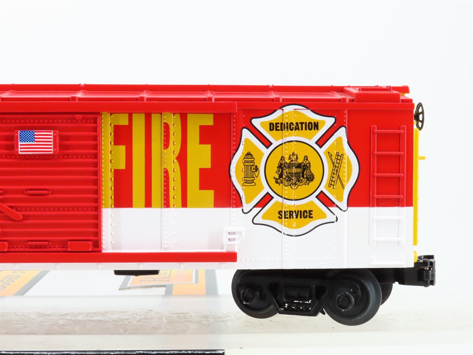 O Gauge 3-Rail MTH Rail King 30-74911 Philadelphia Fire Department Box Car