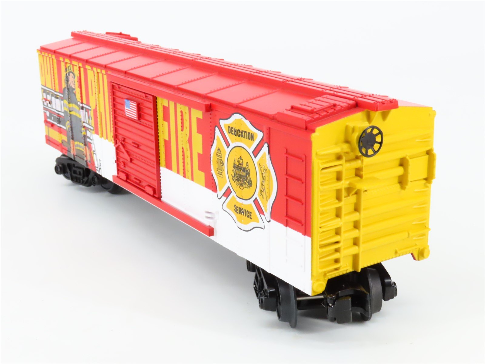 O Gauge 3-Rail MTH Rail King 30-74911 Philadelphia Fire Department Box Car