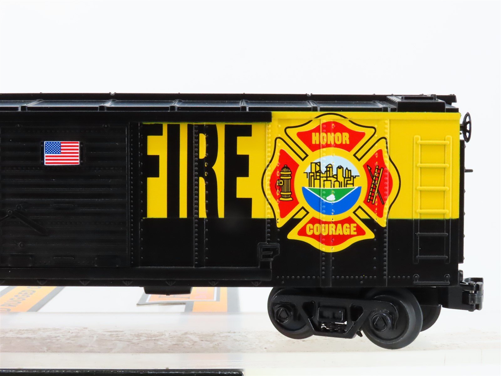 O Gauge 3-Rail MTH Rail King 30-74907 Pittsburgh Fire & Rescue Box Car