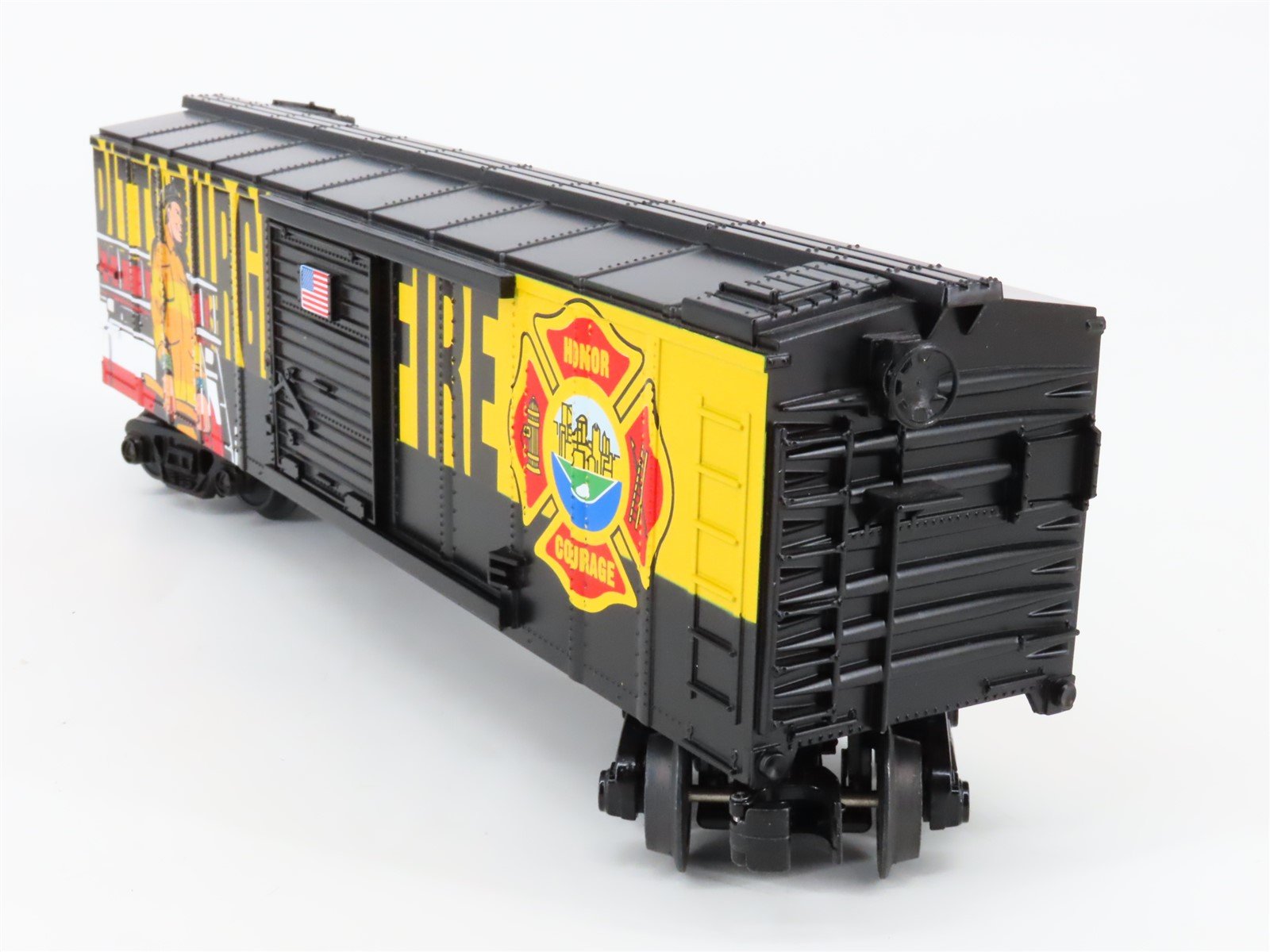 O Gauge 3-Rail MTH Rail King 30-74907 Pittsburgh Fire & Rescue Box Car