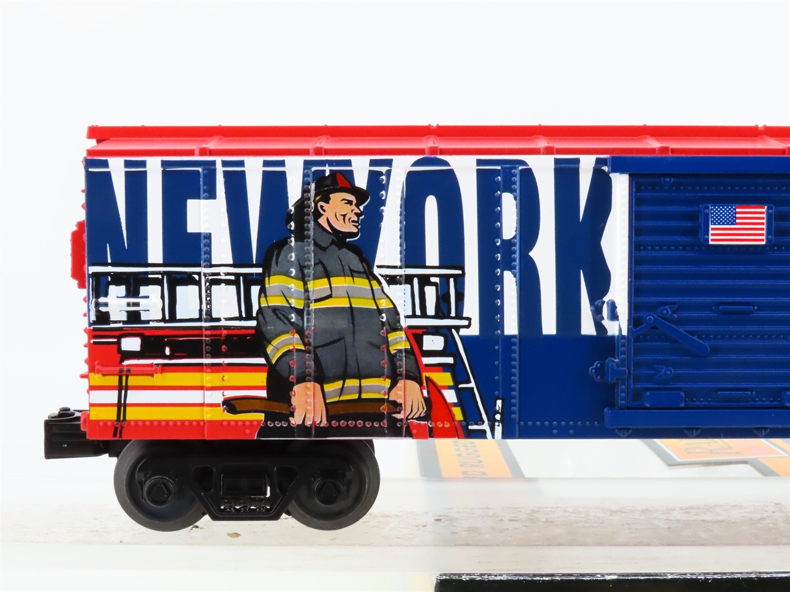 O Gauge 3-Rail MTH Rail King 30-74908 New York City Fire Department Box Car
