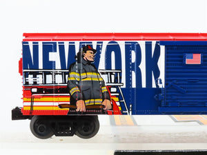 O Gauge 3-Rail MTH Rail King 30-74908 New York City Fire Department Box Car