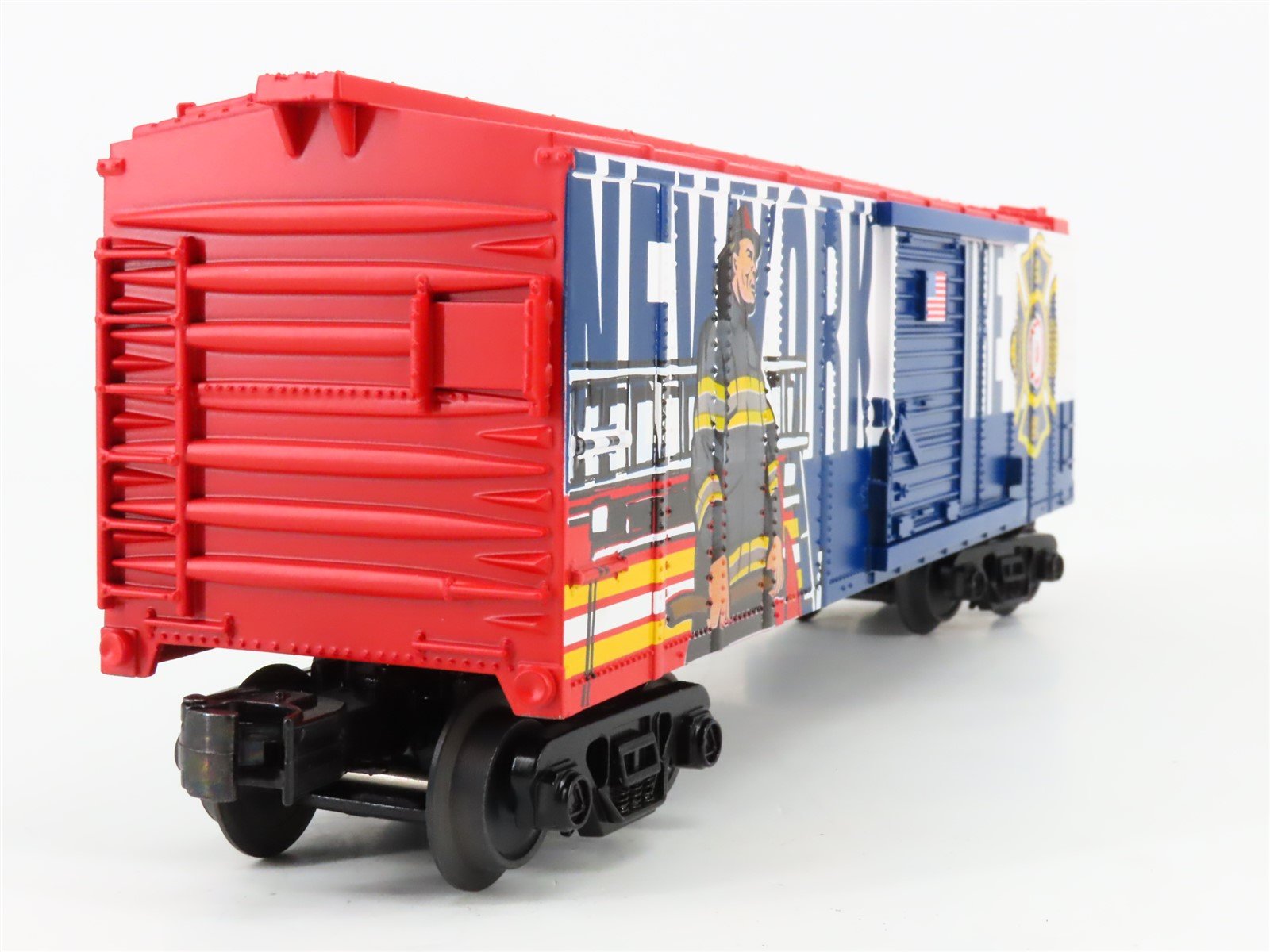 O Gauge 3-Rail MTH Rail King 30-74908 New York City Fire Department Box Car