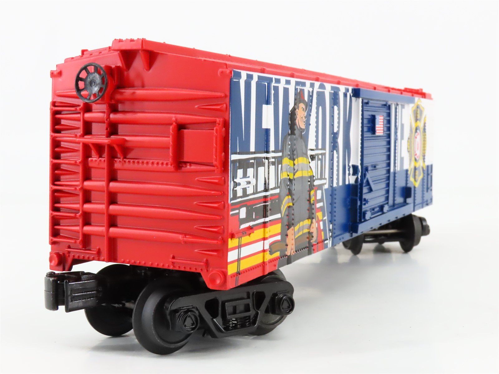 O Gauge 3-Rail MTH Rail King 30-74908 New York City Fire Department Box Car