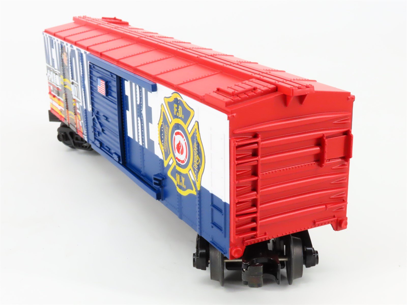 O Gauge 3-Rail MTH Rail King 30-74908 New York City Fire Department Box Car