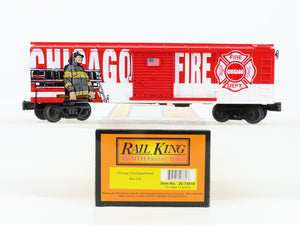 O Gauge 3-Rail MTH Rail King 30-74910 Chicago Fire Department Box Car