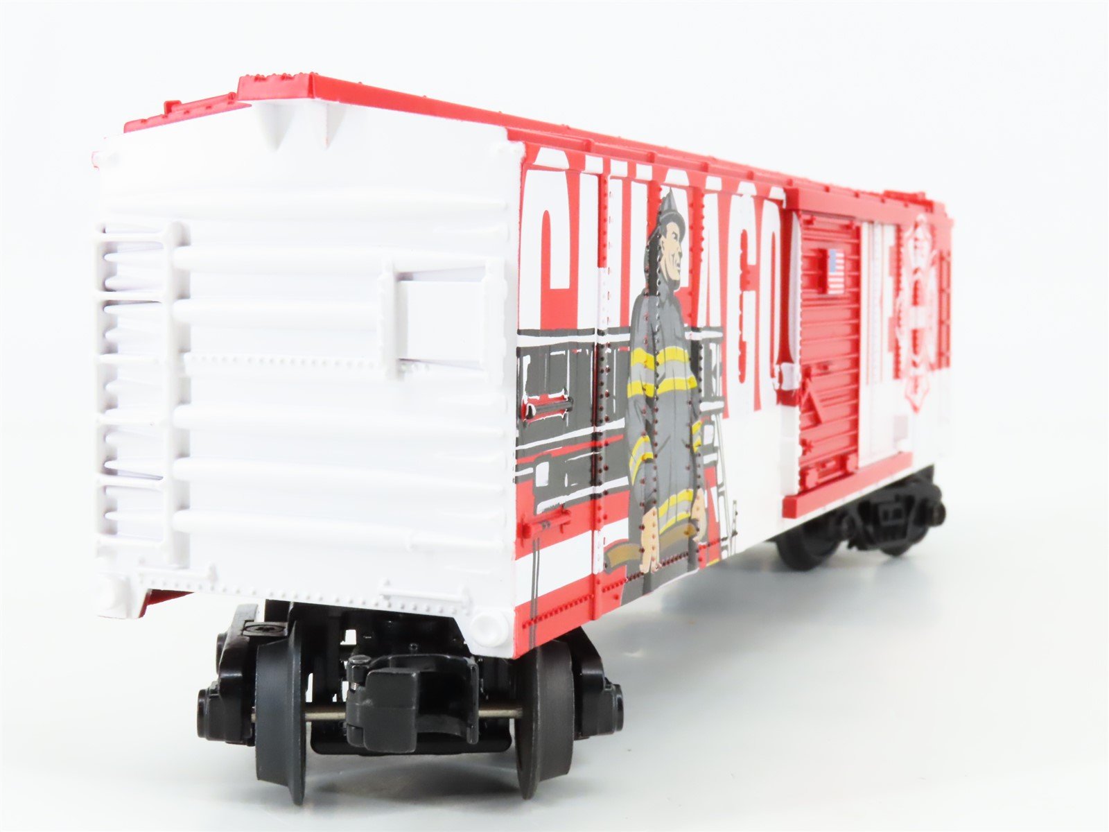 O Gauge 3-Rail MTH Rail King 30-74910 Chicago Fire Department Box Car