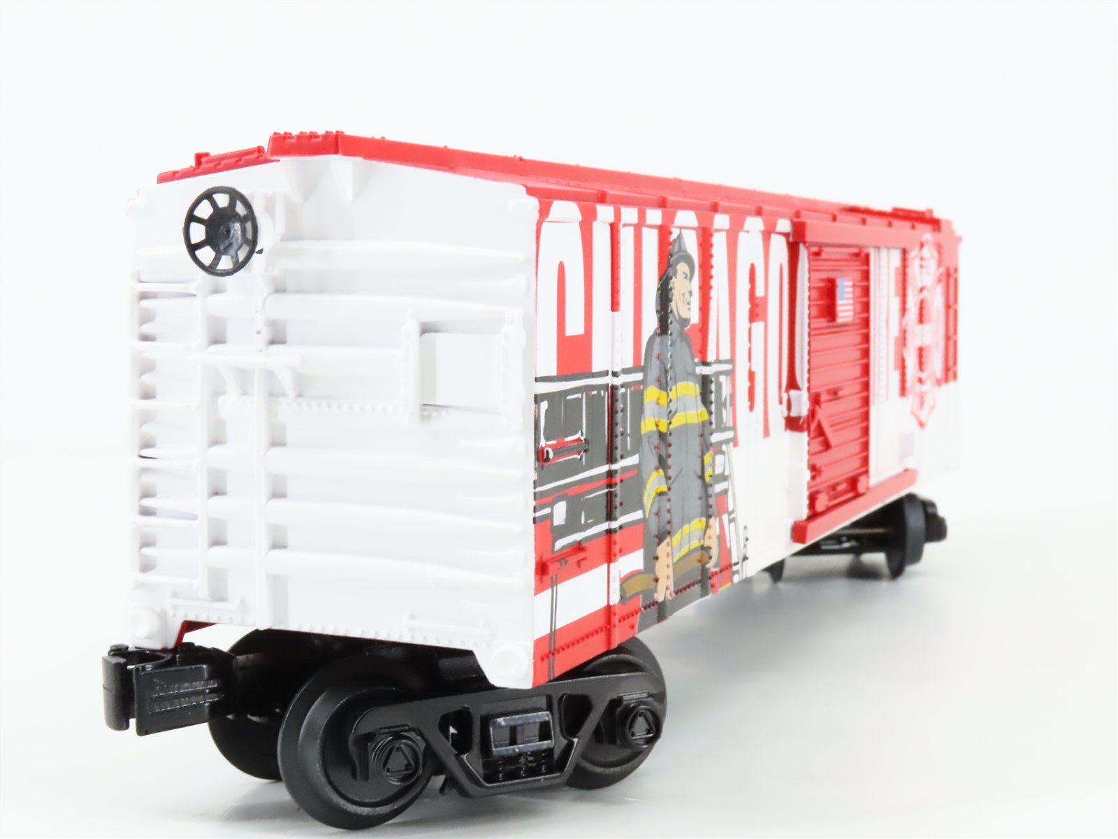 O Gauge 3-Rail MTH Rail King 30-74910 Chicago Fire Department Box Car