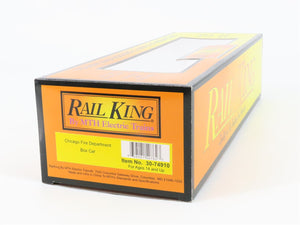 O Gauge 3-Rail MTH Rail King 30-74910 Chicago Fire Department Box Car