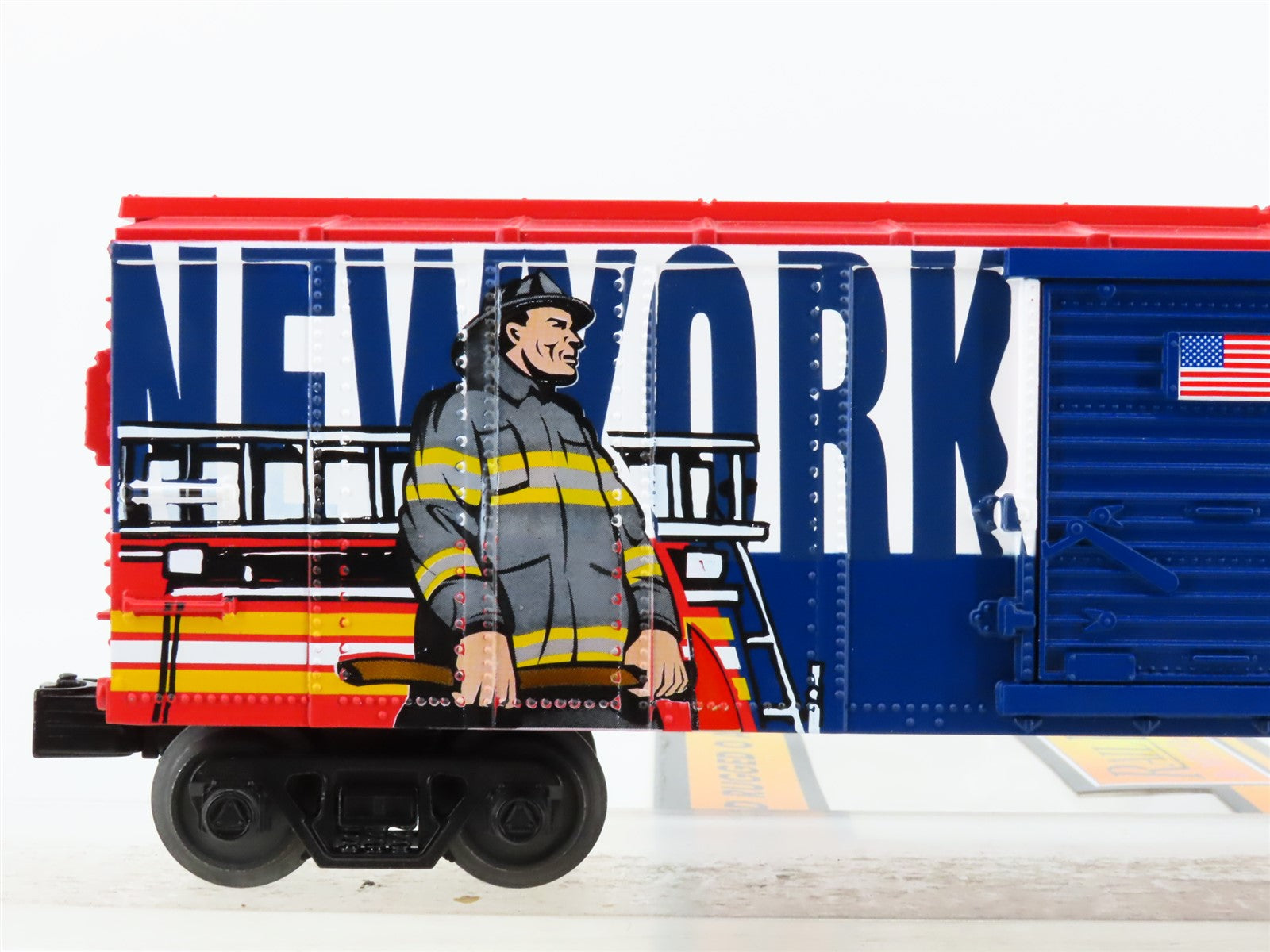 O Gauge 3-Rail MTH Rail King 30-74908 New York City Fire Department Box Car