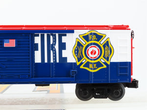 O Gauge 3-Rail MTH Rail King 30-74908 New York City Fire Department Box Car