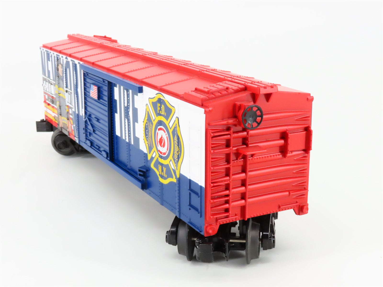 O Gauge 3-Rail MTH Rail King 30-74908 New York City Fire Department Box Car